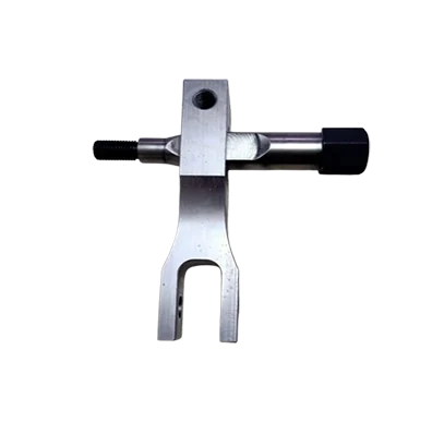 Steel fork lever assembly with threaded rod